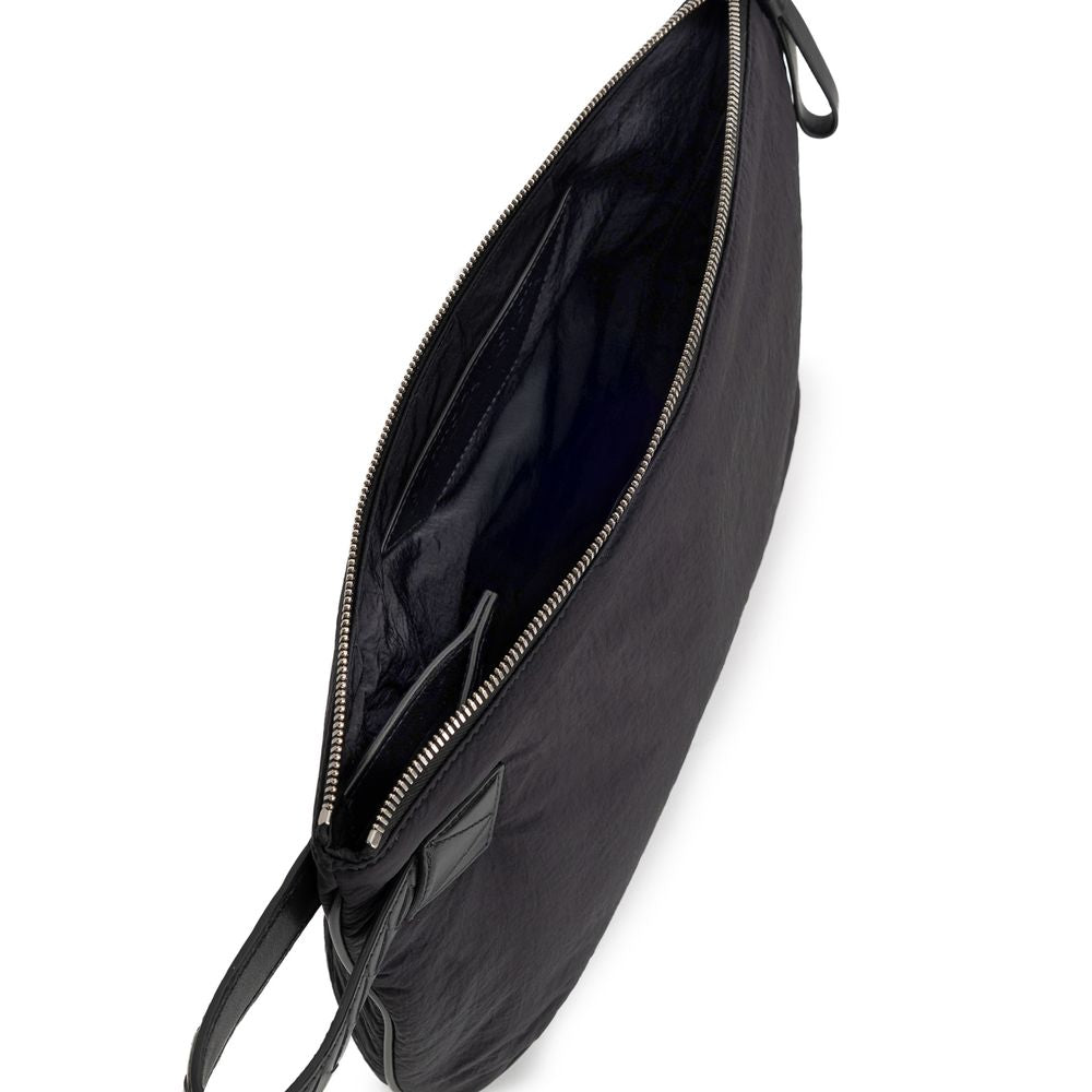 Bottega Veneta Schwarze Nylon-Clutch-Tasche - Exquisite Eleganz für Damen