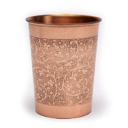 Hochwertige Copper cup floral design