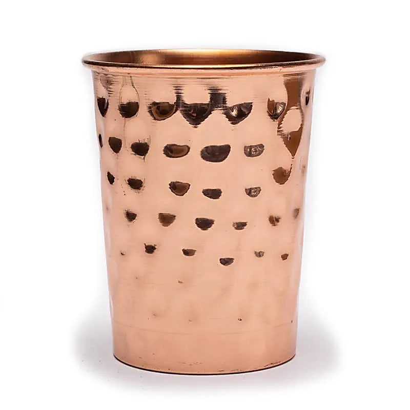 Magische Copper cup hammered --