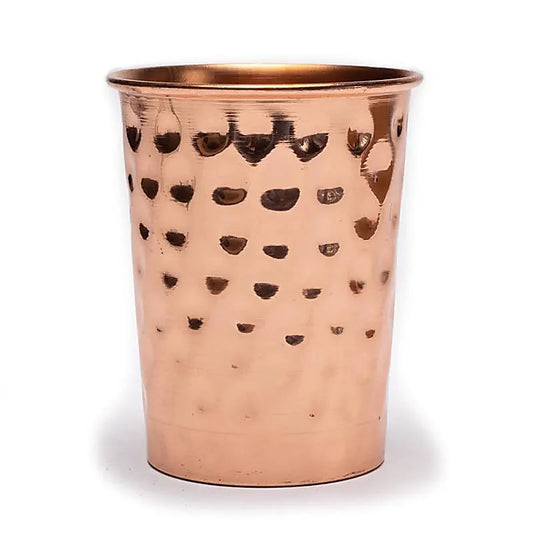 Magische Copper cup hammered --