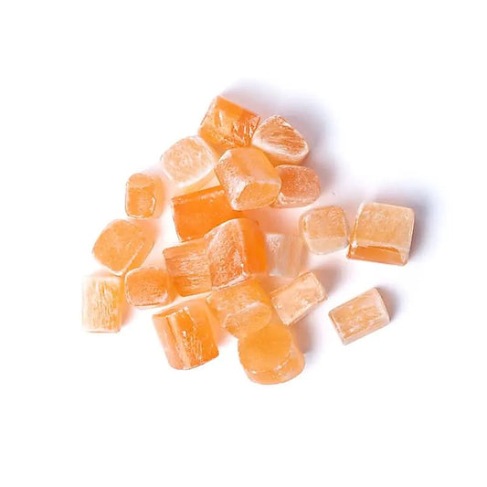 Exklusive Orange selenite (satin spar)