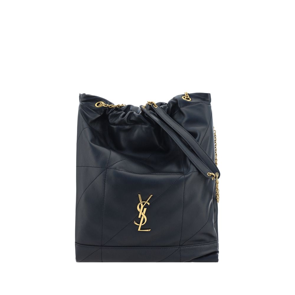 Saint Laurent Schwarze Lammleder Bucket Bag Jamie 4.3