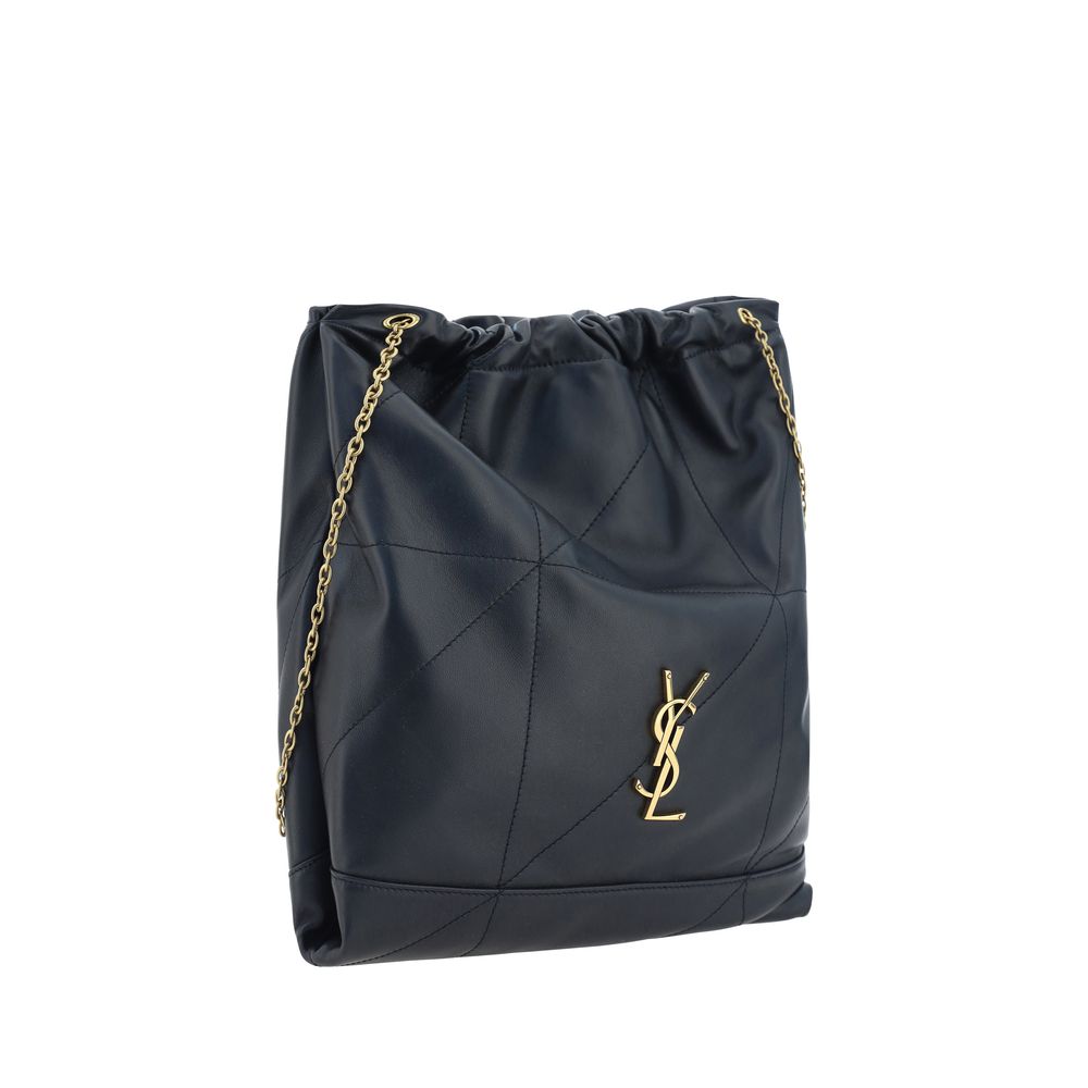 Saint Laurent Schwarze Lammleder Bucket Bag Jamie 4.3