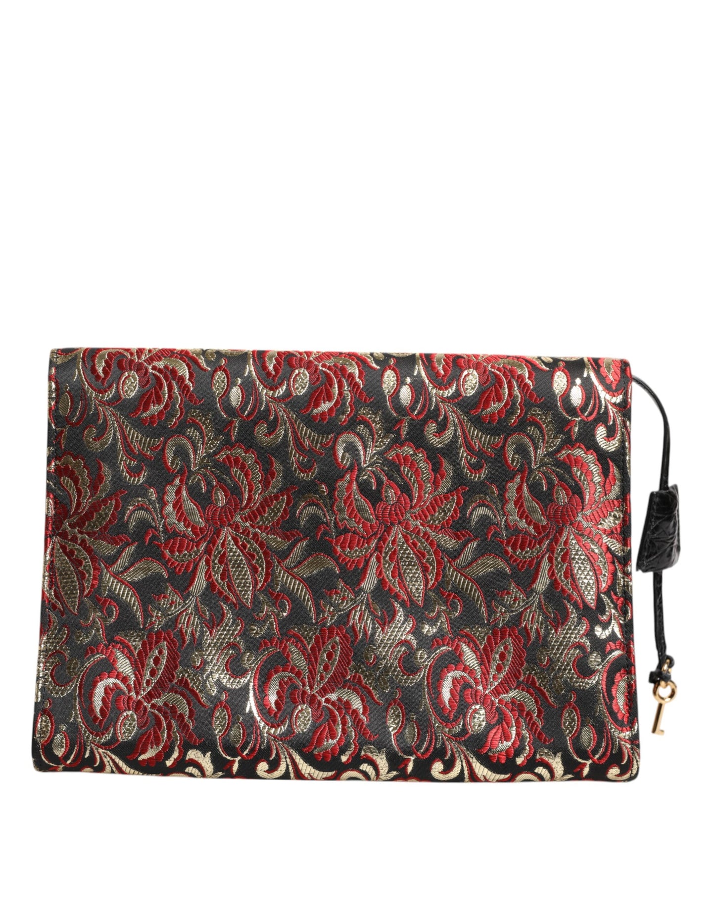 Dolce & Gabbana Multicolor Jacquard Floral Aktentasche – Exklusive Designer Laptop-Tasche
