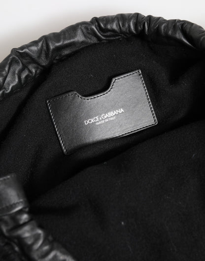 Dolce & Gabbana Schwarz Kaschmir Schultertasche für Damen – Eleganz und Stil