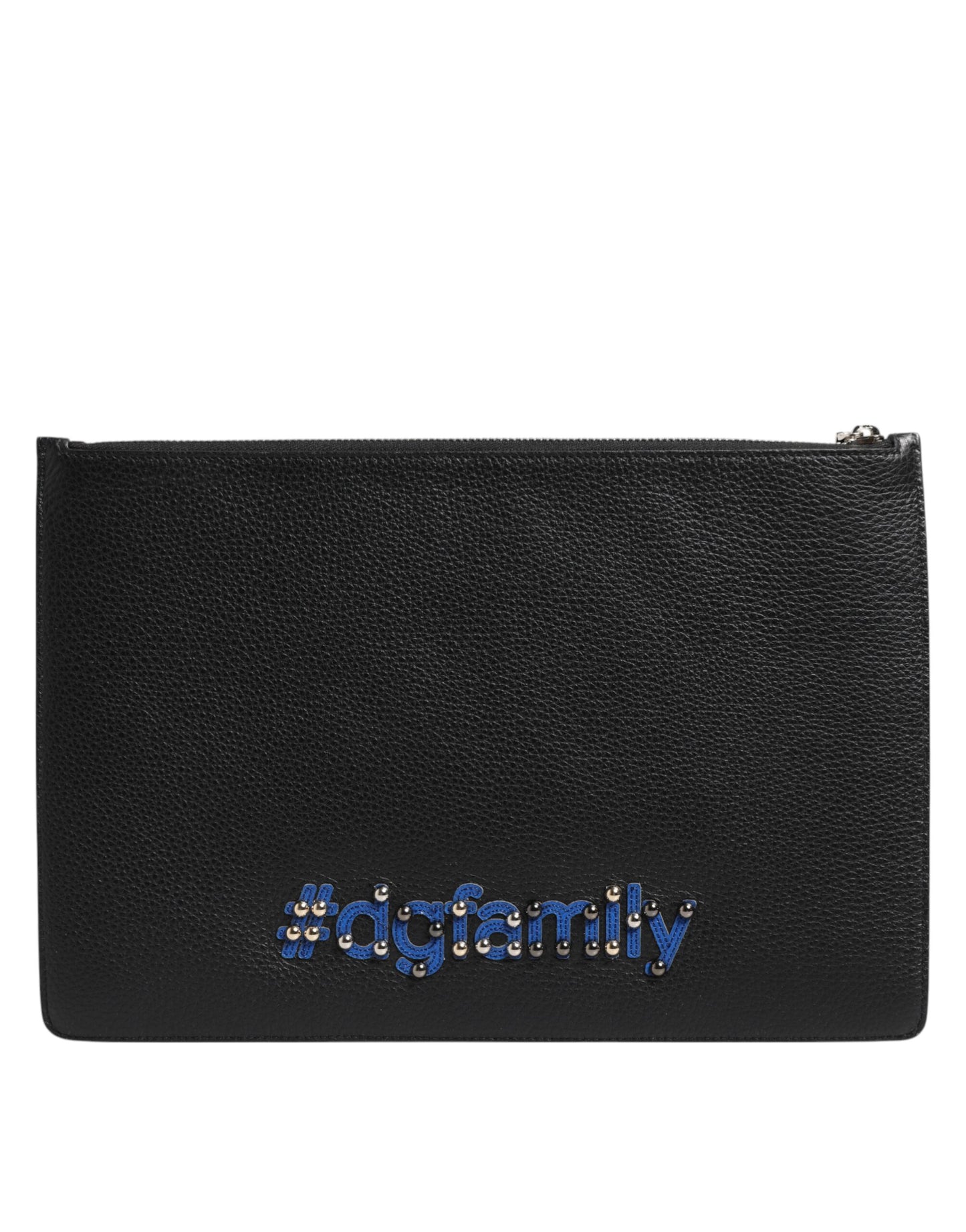 Dolce & Gabbana Schwarze Leder Herren Clutch Pouch Tasche - Eleganz in jedem Detail