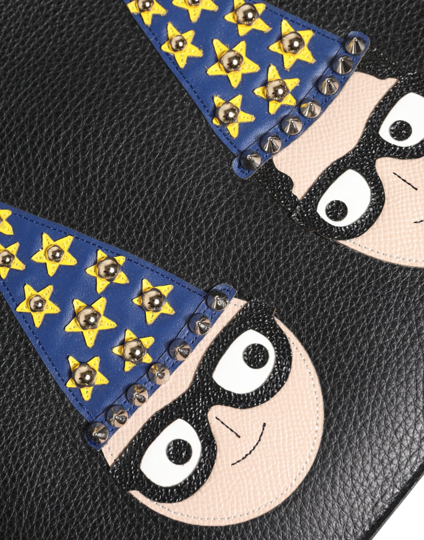 Dolce & Gabbana Schwarze Leder Herren Clutch Pouch Tasche - Eleganz in jedem Detail