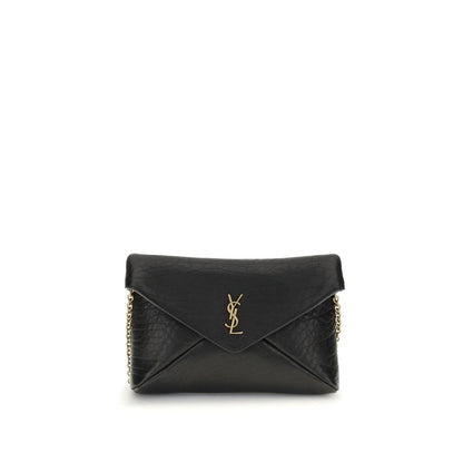 Saint Laurent Clutch-Tasche mit Cassandre-Kette – Eleganz trifft Vielseitigkeit
