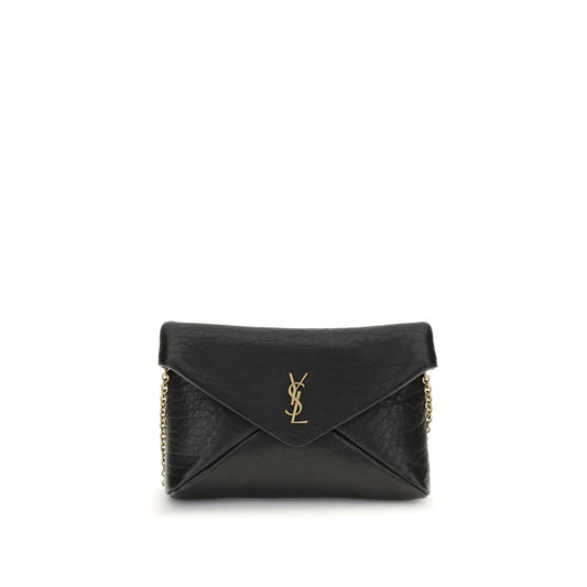 Saint Laurent Clutch-Tasche mit Cassandre-Kette – Eleganz trifft Vielseitigkeit