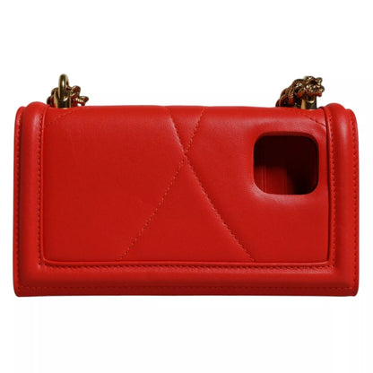 Dolce & Gabbana Rote Gesteppte Devotion Crossbody Handytasche 11 PRO