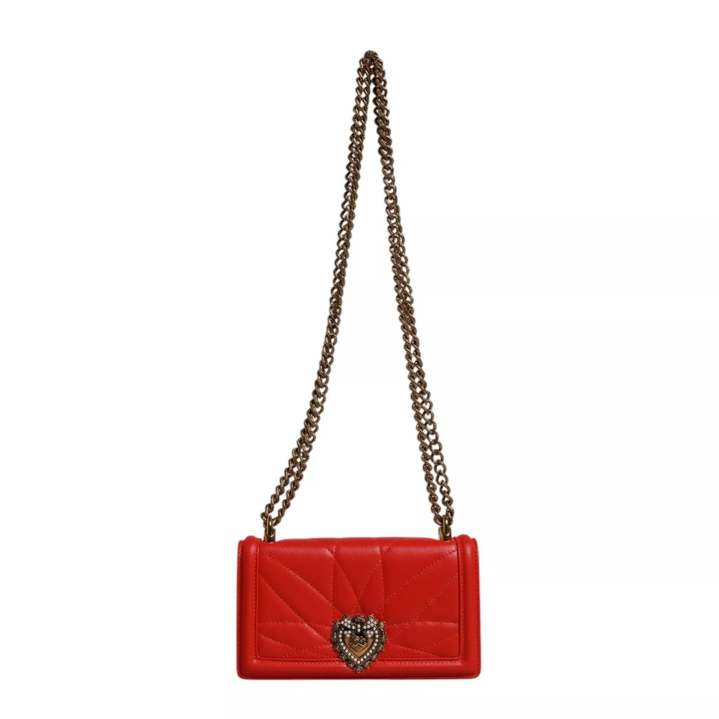 Dolce & Gabbana Rote Gesteppte Devotion Crossbody Handytasche 11 PRO