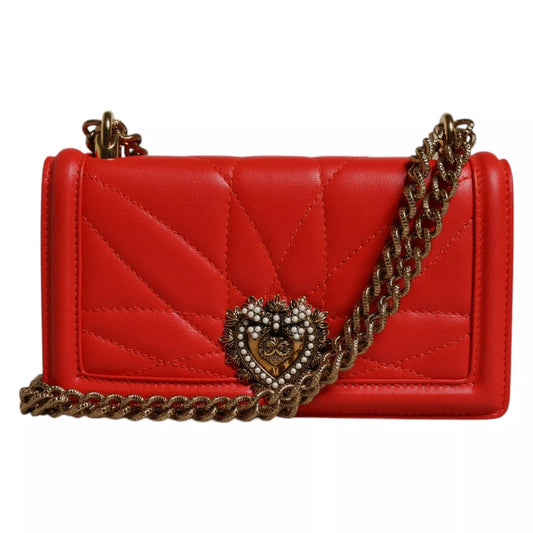 Dolce & Gabbana Rote Gesteppte Devotion Crossbody Handytasche 11 PRO