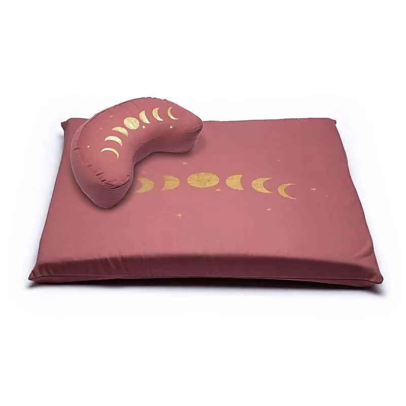 Meditation SET 3 Mondphasen Bio-Baumwolle (OCS) -- 65x65cm; 1247g