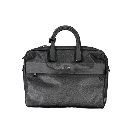 Elegante Calvin Klein Schwarze Polyester Handtasche für Damen
