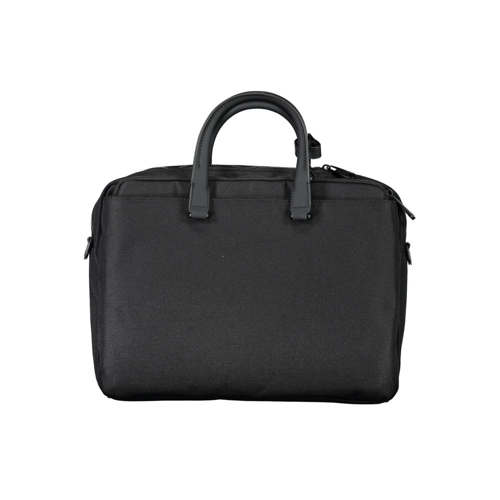 Elegancka czarna torebka damska Calvin Klein z poliestru