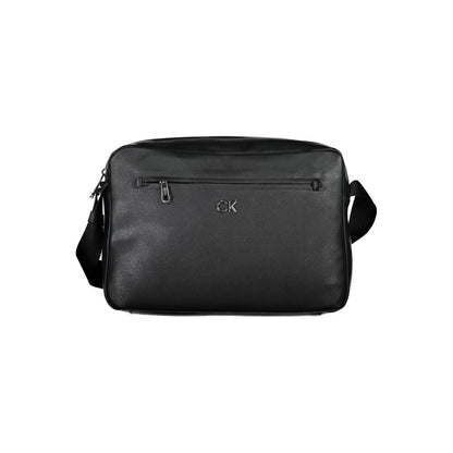 Calvin Klein Schwarze Polyester Handtasche für stilvolle Damen