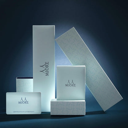 Miore Women's 0.30 Carat Diamond Engagement Ring in White Gold 9 Carat / 375 Gold, Jewellery with Diamonds