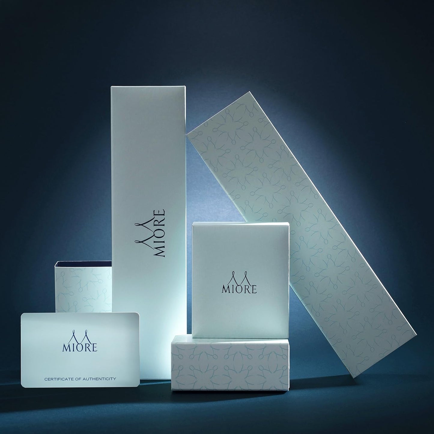 Miore Women's 0.30 Carat Diamond Engagement Ring in White Gold 9 Carat / 375 Gold, Jewellery with Diamonds