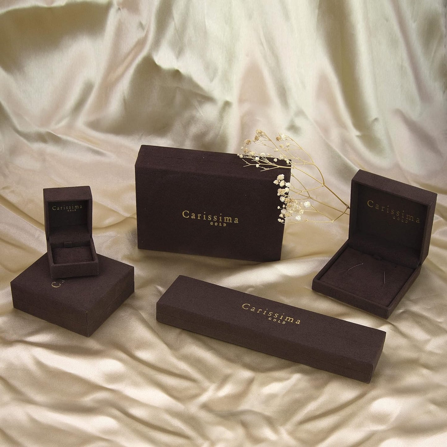 CARISSIMA Damen-Ohrringe 9 Karat (375) Gelbgold