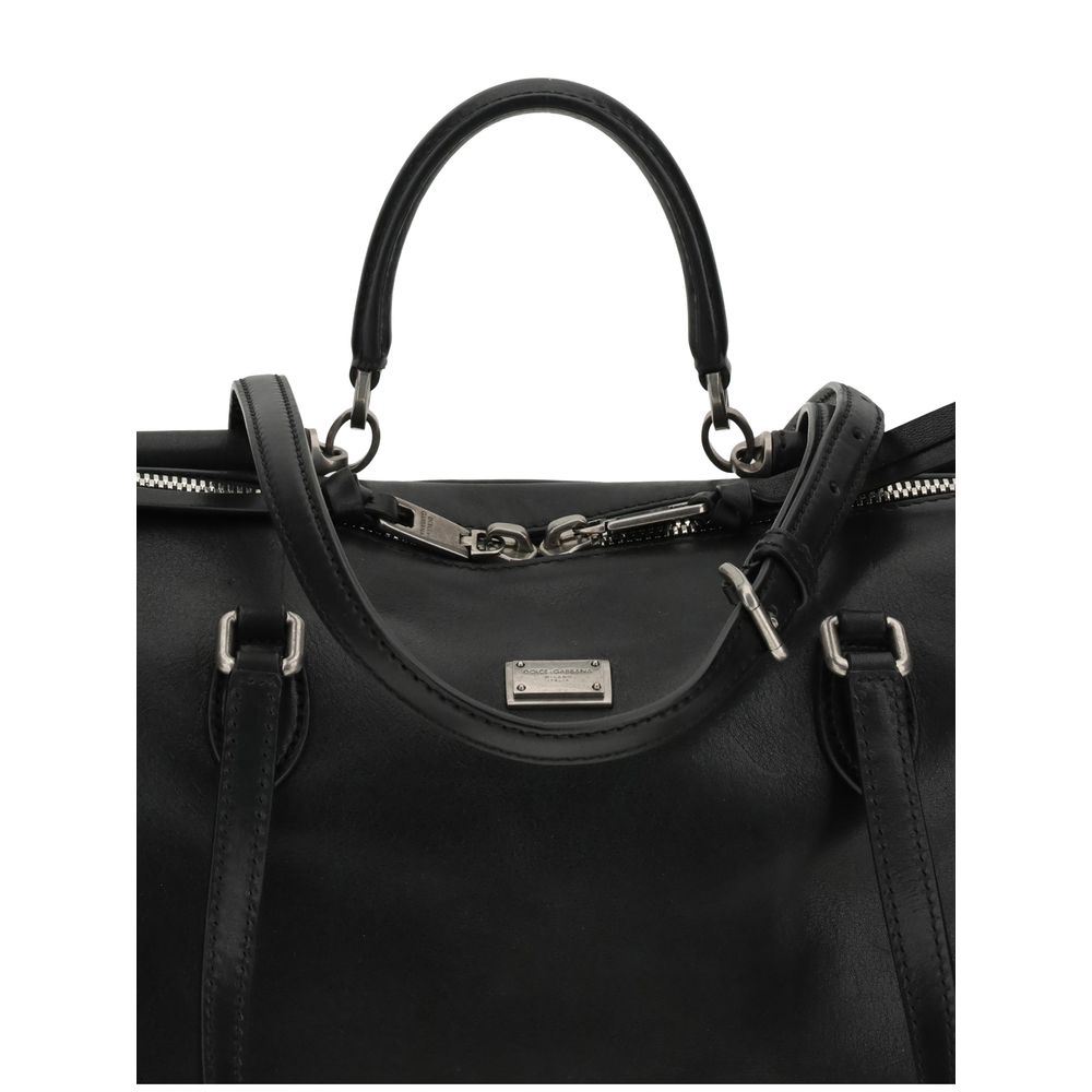 Dolce & Gabbana Vittoria Schultertasche aus Kalbsleder Bos Taurus - Elegance für jeden Tag
