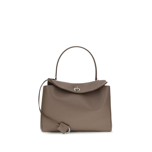 Balenciaga Graue Kalbshaut Bos Taurus Schultertasche – Elegante Designerhandtasche für Damen