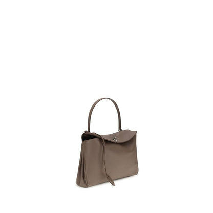 Balenciaga Graue Kalbshaut Bos Taurus Schultertasche – Elegante Designerhandtasche für Damen