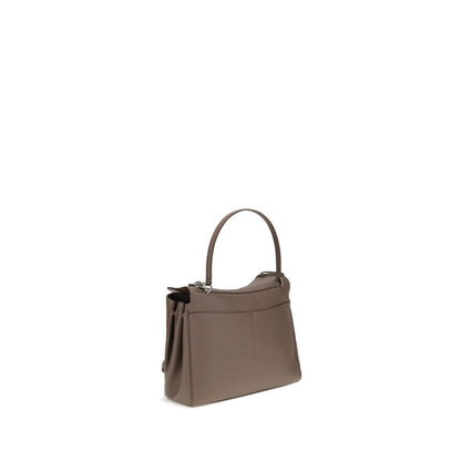 Balenciaga Graue Kalbshaut Bos Taurus Schultertasche – Elegante Designerhandtasche für Damen