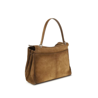 Balenciaga Medium Rodeo Bag aus braunem Kalbsleder