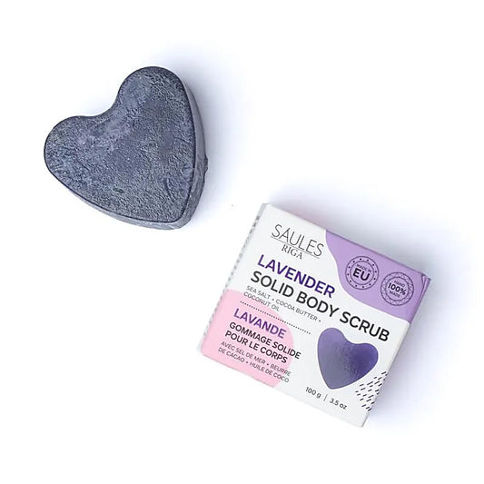Handgefertigte Natural scrub soap lavender