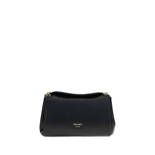 Prada Schwarze Schultertasche aus Lammleder - Eleganz und Stil vereint