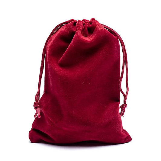 Exklusive Velvet gift bag bordeaux
