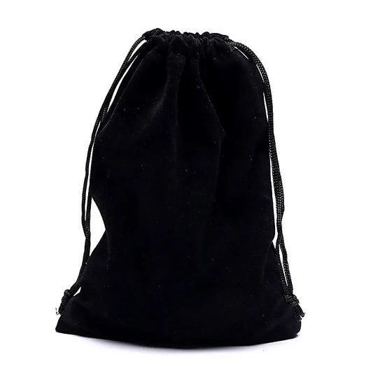 Luxuriöse Velvet gift bag black