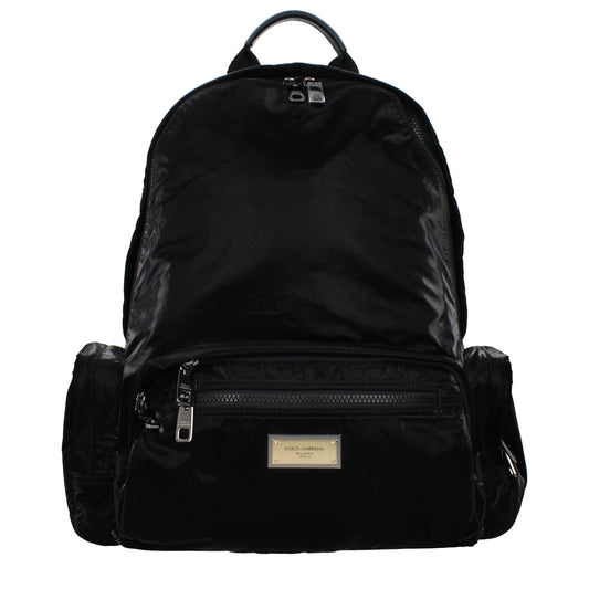 Dolce & Gabbana Schwarzer Rucksack aus Nylon