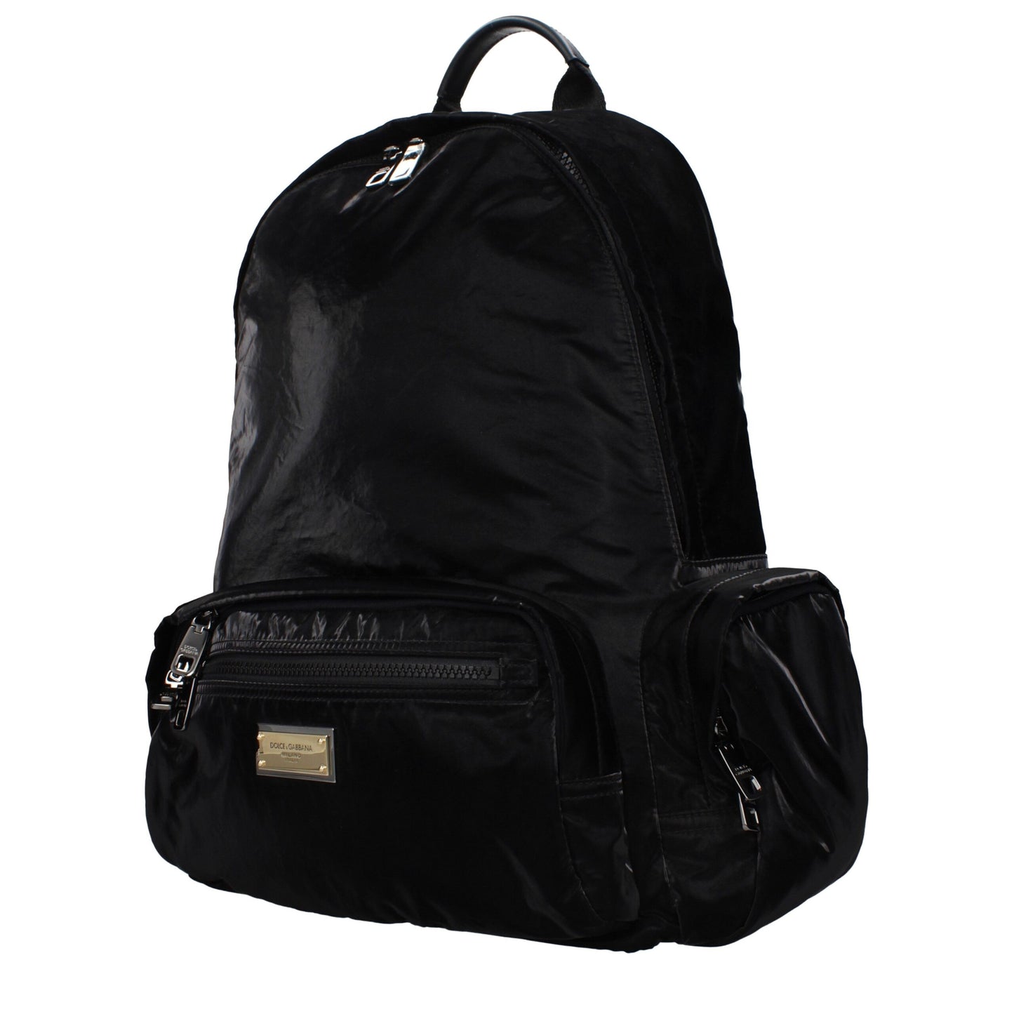 Dolce & Gabbana Schwarzer Rucksack aus Nylon