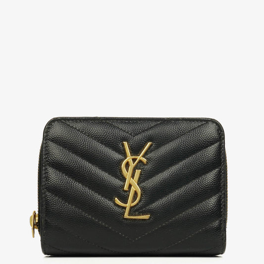 Yves Saint Laurent Cassandre Matelassé Leder-Portemonnaie