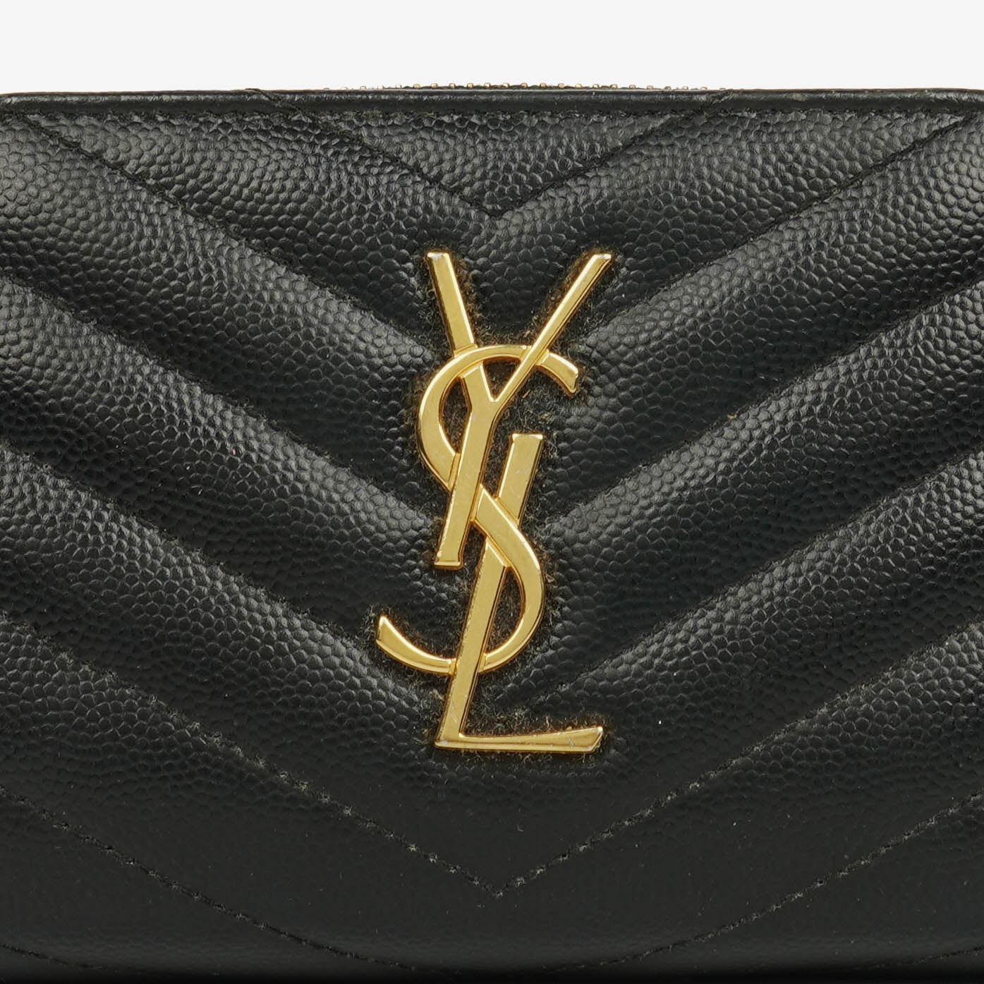 Yves Saint Laurent Cassandre Matelassé Leder-Portemonnaie
