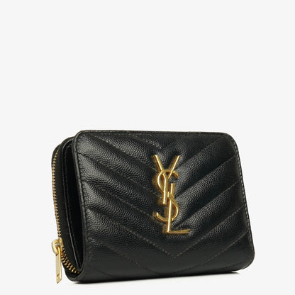 Yves Saint Laurent Cassandre Matelassé Leder-Portemonnaie