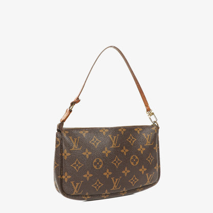 Louis Vuitton Pochette Accessoires Clutch aus Monogram Canvas