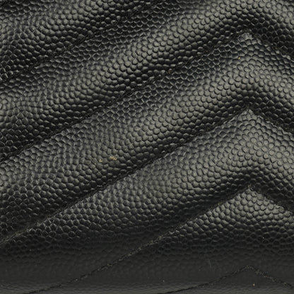 Yves Saint Laurent Cassandre Matelassé Leder-Portemonnaie