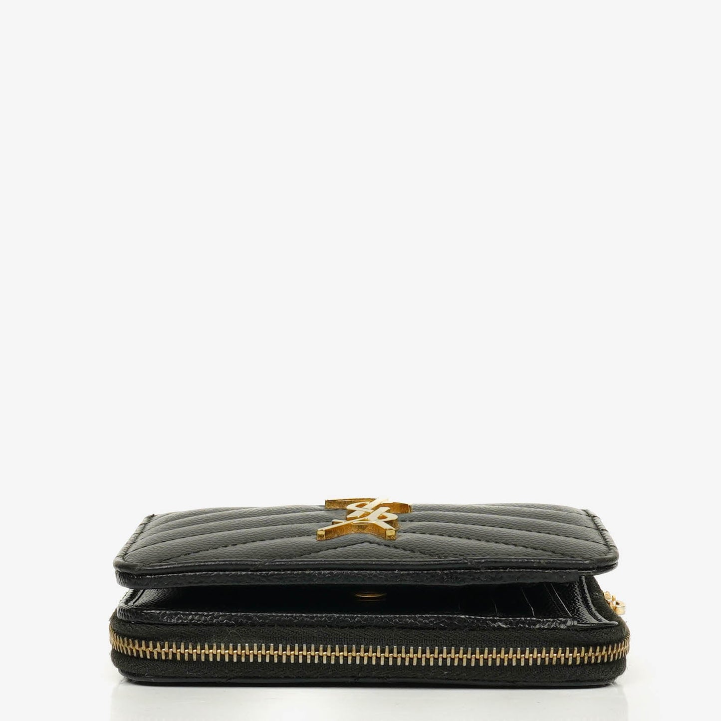 Yves Saint Laurent Cassandre Matelassé Leder-Portemonnaie
