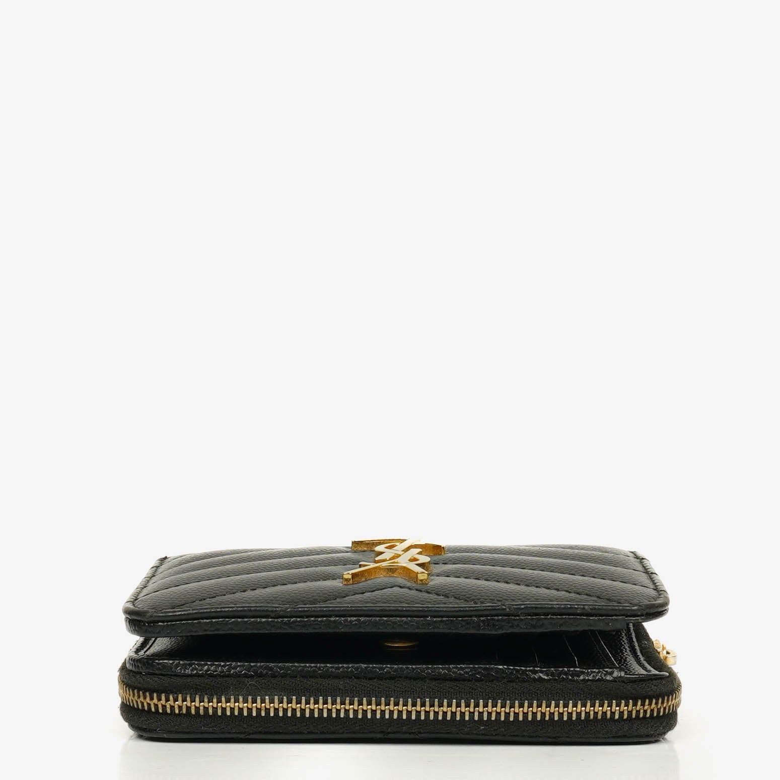 Yves Saint Laurent Cassandre Matelassé Leder-Portemonnaie