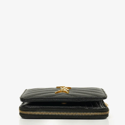 Yves Saint Laurent Cassandre Matelassé Leder-Portemonnaie