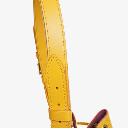 Louis Vuitton Petit Noe Schultertasche aus gelbem Epi Leder