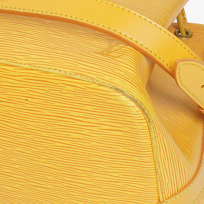 Louis Vuitton Petit Noe Schultertasche aus gelbem Epi Leder
