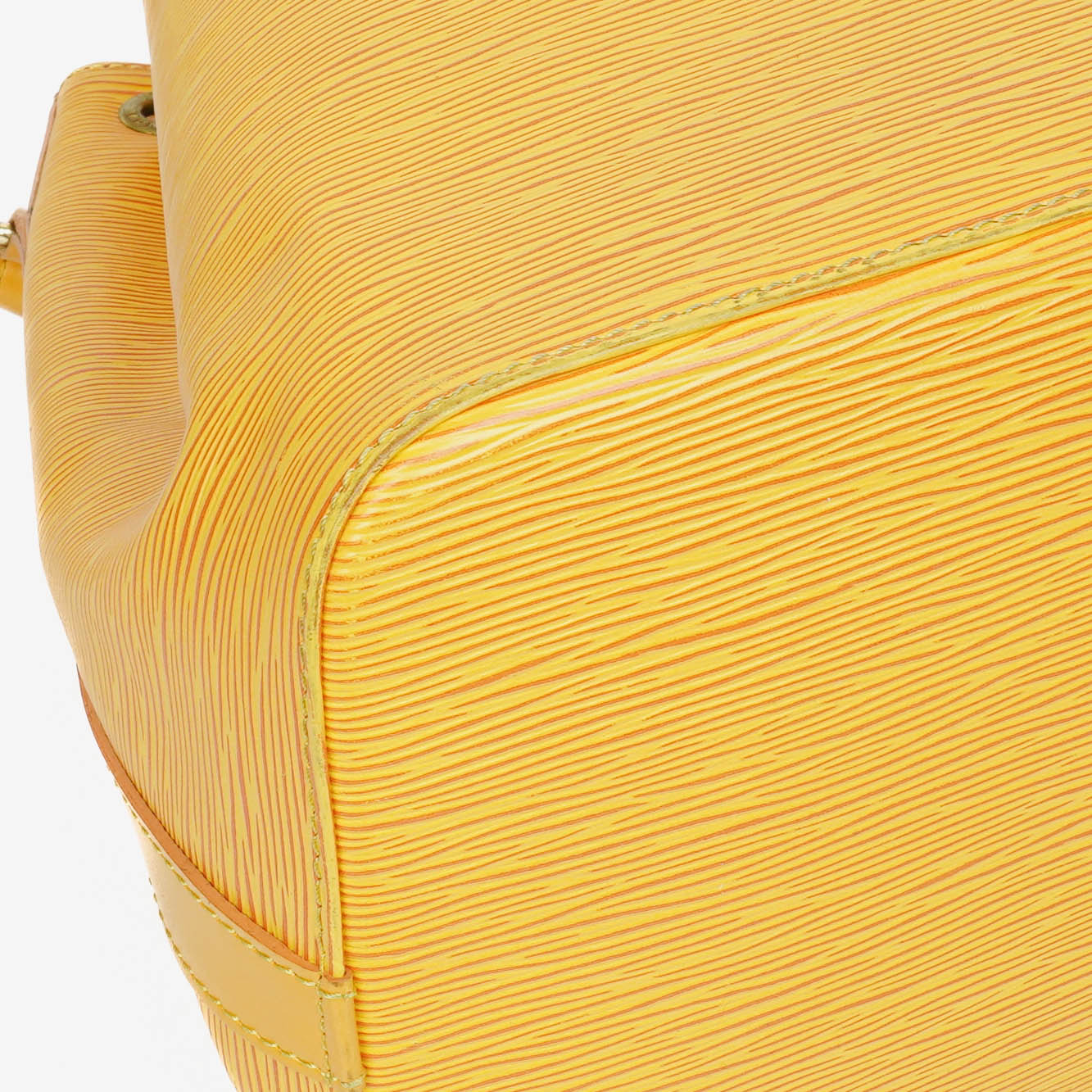Louis Vuitton Petit Noe Schultertasche aus gelbem Epi Leder