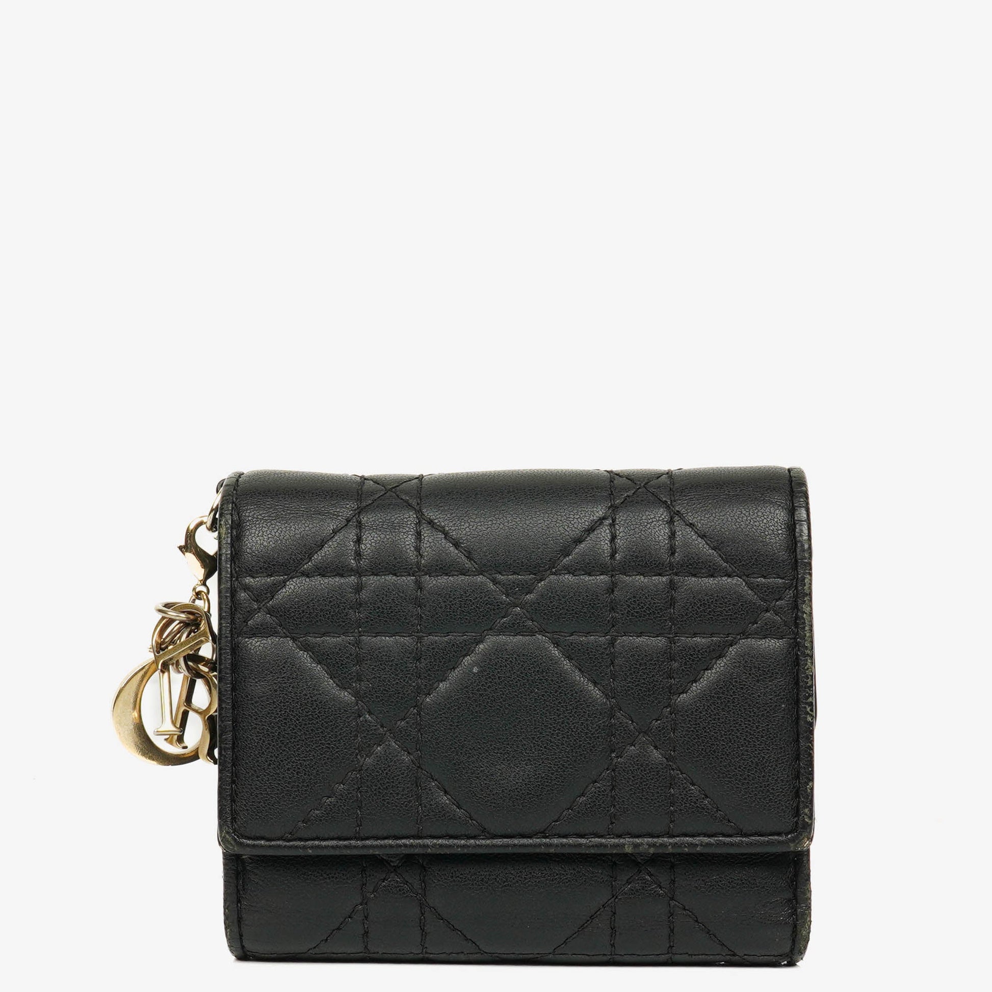 Christian Dior Lady Dior Lotus Cannage Geldbörse