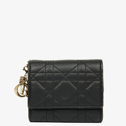 Christian Dior Lady Dior Lotus Cannage Geldbörse