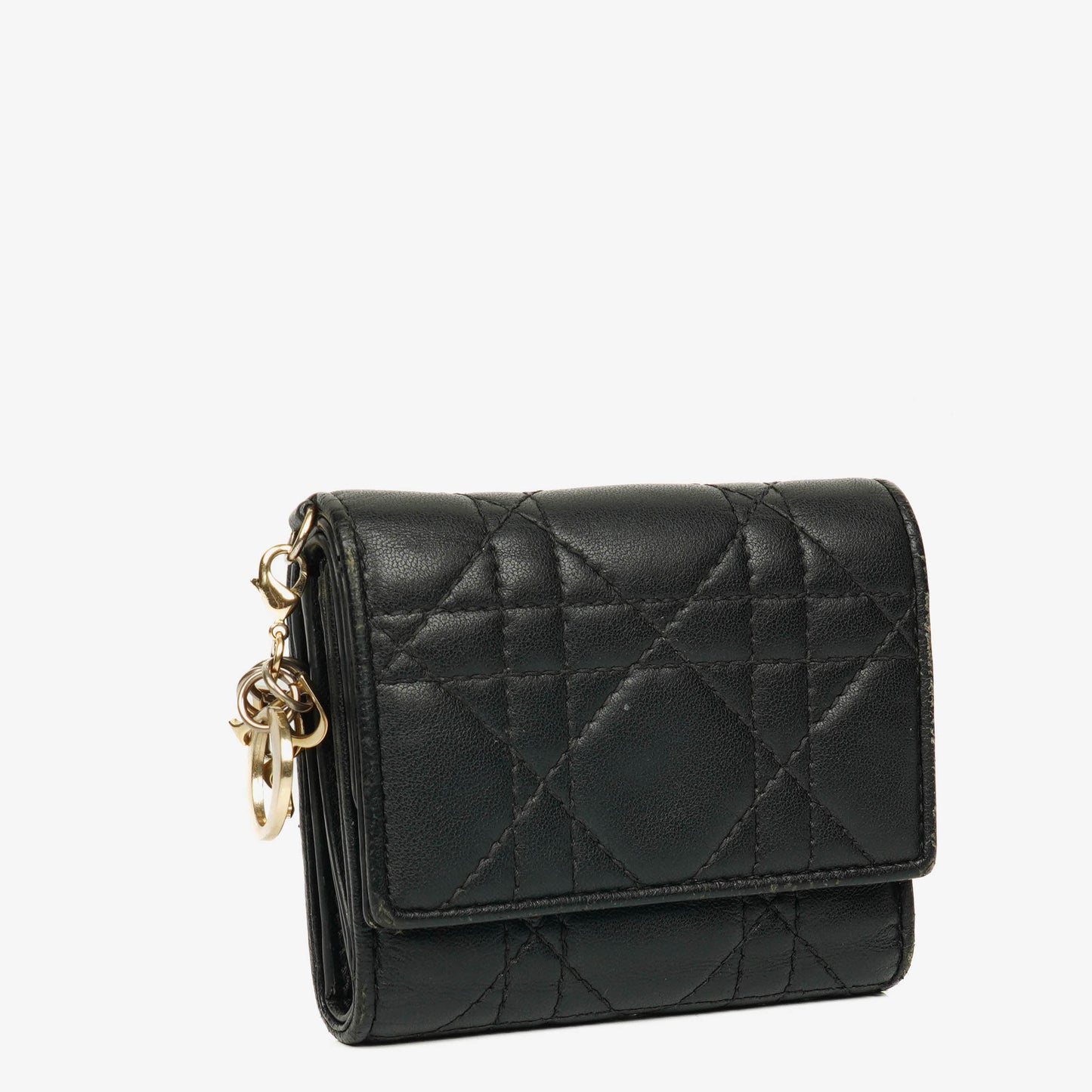 Christian Dior Lady Dior Lotus Cannage Geldbörse