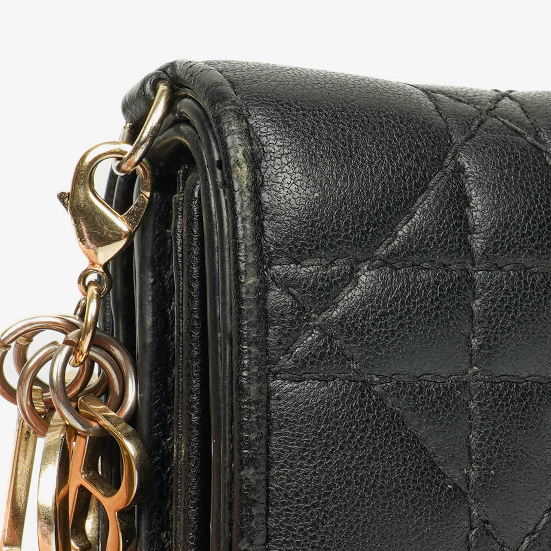 Christian Dior Lady Dior Lotus Cannage Geldbörse