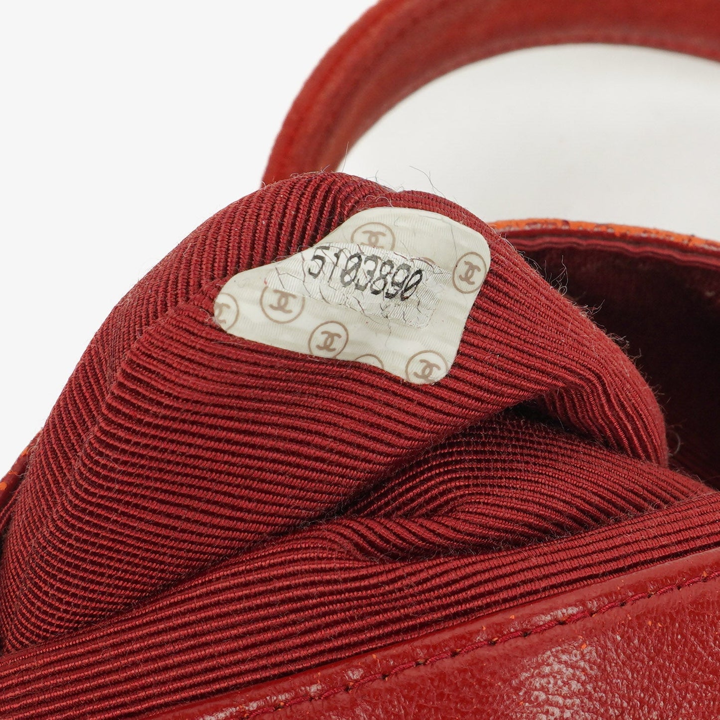 Chanel rote Handtasche aus Wildleder und Lammfell